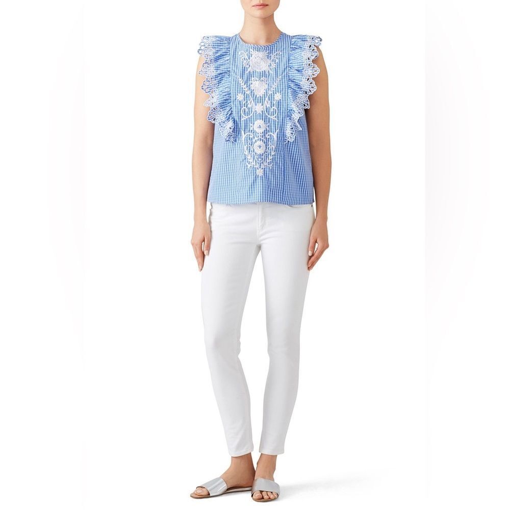 Parker Eyelet Emele Top XS